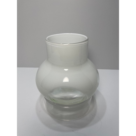 Other - White and clear, art glass, candle holder/flower pot